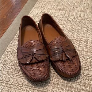 Men’s Brown Leather Loafers by Hush Puppies